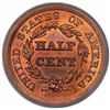 Image 2 : 1854 Braided Hair Half Cent, C-1, R1, PCGS MS63RD.