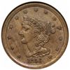 Image 1 : 1856 Pattern Braided Hair Half Cent, Judd 177, NGC (OH) VF35.