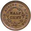 Image 2 : 1856 Pattern Braided Hair Half Cent, Judd 177, NGC (OH) VF35.