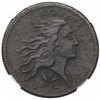 Image 1 : 1793 Wreath Cent, Vine & Bars Edge, S-8, R3, NGC VF details, environmental damage.