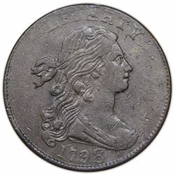 1798 Draped Bust Large Cent, Style 2 Hair, S-166, R1, ANACS EF40.