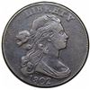 Image 1 : 1802 Draped Bust Large Cent, S-229, R2, VF30.
