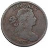 Image 1 : 1803 Draped Bust Large Cent, Small Date, Large Fraction, S-258, R1, ANACS F12 details, corroded.