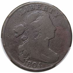 1804 Draped Bust Large Cent, S-266a, R4, PCGS G06.