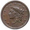 Image 1 : 1838 Coronet Head Large Cent, N-5, R1, ANACS EF40.