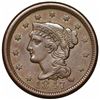 Image 1 : 1847 Braided Hair Large Cent, N-38, R1, LDS (old N-16), AU50.