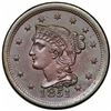 Image 1 : 1851 Braided Hair Large Cent, N-6, R1, MS62BN.