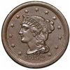 Image 1 : 1852 Braided Hair Large Cent, N-6, R2, AU55.