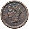 Image 1 : 1852 Braided Hair Large Cent, N-10, R2, XF detail, environmental damage.