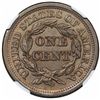Image 2 : 1857 Braided Hair Large Cent, Small Date, N-2, R1, NGC MS64BN.
