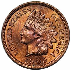 1905 Indian Cent, MS64RB.