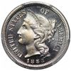 Image 1 : 1883 Three Cent Nickel, PCGS PR67CAM CAC.