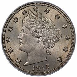 1912-D Liberty Nickel, PCGS MS64+ CAC.