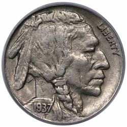 1937-D Buffalo Nickel, 3 Legs, PCGS XF45.