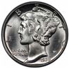 Image 1 : 1938-D Mercury Dime, PCGS (OGH) MS66FB.