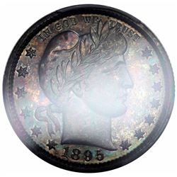 1895 Barber Quarter, PCGS PR64.