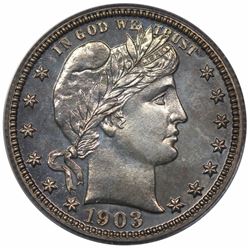 1903 Barber Quarter, PCGS PR64.