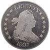 Image 1 : 1807 Draped Bust Half Dollar, O-101, R5, VG10.