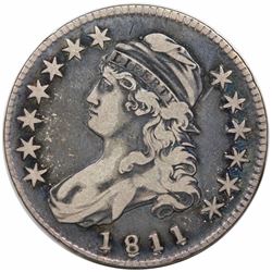 1811 Capped Bust Half Dollar, O-110, R1, VF20.