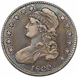 1832 Capped Bust Half Dollar, O-113, R2, VF30.