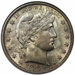 1915-S Barber Half Dollar, NGC MS64 CAC.