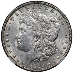 1899 Morgan Dollar, NGC AU55.