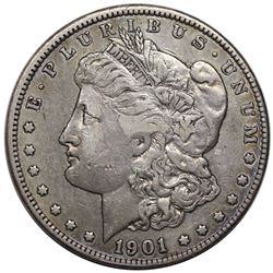 1901-S Morgan Dollar, VF30.