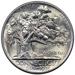 1935 Connecticut Commemorative Half Dollar, MS65.