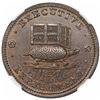 Image 1 : 1837 Hard Times Token, Illustrious Predecessor, Low 18, HT-32, NGC MS62BN.