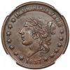Image 1 : 1837 Hard Times Token, Liberty, Not One Cent, Low 33, HT-48, NGC AU58.