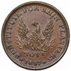 Image 1 : 1837 Hard Times Token, May Tenth, Low 48, HT-67, AU50.