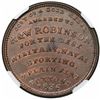 Image 2 : 1836 Hard Times Token, Attleboro, MA: R&W Robinson, Low 104, HT-155, NGC MS64BN.