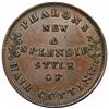 Image 2 : 1837 Hard Times Token, New York, NY: Phalon's Hair Cutting, Low 127, HT-304, AU50.