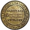 Image 2 : (1835) Hard Times Token, Philadelphia, PA: James Watson, Low 384A, HT-421A, gilt brass, AU58.