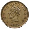 Image 1 : 1864 Civil War Token, Lincoln, O.K., Fuld 125/248b, NGC AU details, obverse damage.