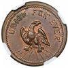 Image 2 : (1861-65) Civil War Token, Knickerbocker Currency, Fuld 255/433a, NGC MS64BN.