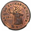 Image 1 : 1863 Civil War Token, New York, NY: Edward Schulze's, Fuld 630BO-2a, NGC MS64RB.