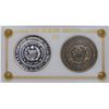Image 1 : 1972 Texas Numismatic Society Dallas Convention Medals, 2 piece set in original case.