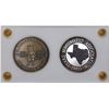 Image 2 : 1977 Texas Numismatic Society Fort Worth Convention Medals, 2 piece set in original case.