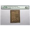 Image 3 : Pennsylvania October 1, 1773 20s Fr#PA-169 S/N 22573 PMG 63.