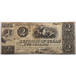 Austin, Texas: Republic of Texas, April 1, 1841 $2, Cr. A2, PCGS 25.