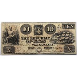 Austin, Texas: Republic of Texas, January 20, 1840 $10, Cr. A5, Legacy 25 PPQ, Fricke Silver PLUS.