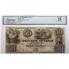 Image 3 : Austin, Texas: Republic of Texas, October 29, 1839 $50, Cr. A7, Legacy 25.