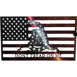 DON’T TREAD ON ME FLAG - METAL ART THE WET NOSE