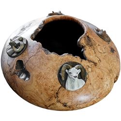 WSF BURL WOOD “FNAWS” BOWL - 2020 CONVENTTION EDITION GUY SCOTT