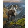 Image 1 : “MOUNTAIN MAJESTY” ORIGINAL OIL PAINTING ON STRETCHED CANVAS LAMBSON’S WILDLIFE ART