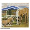 Image 1 : HILDEGARD RATH, German, Horses in Field