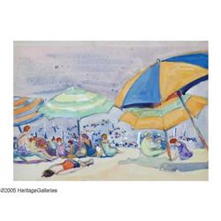 JANE PETERSON (American 1876-1965)Beach
