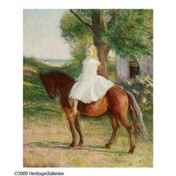 EDMUND TARBELL (American 1862-1938)Girl