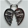 Image 1 : Silver Diamond "Best Friends" Necklace, Suggested Retail Value $75